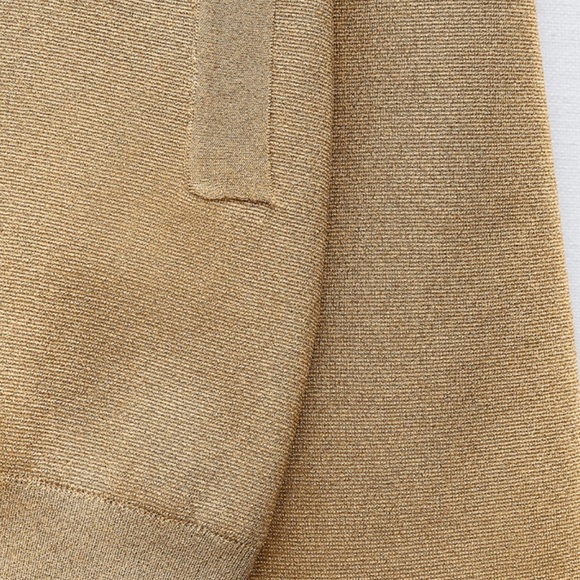 BOMBER JACKET KNITTED METALLIC YARN (NWT)

Size S 
NEW WITH TAG - Picture 6 of 6